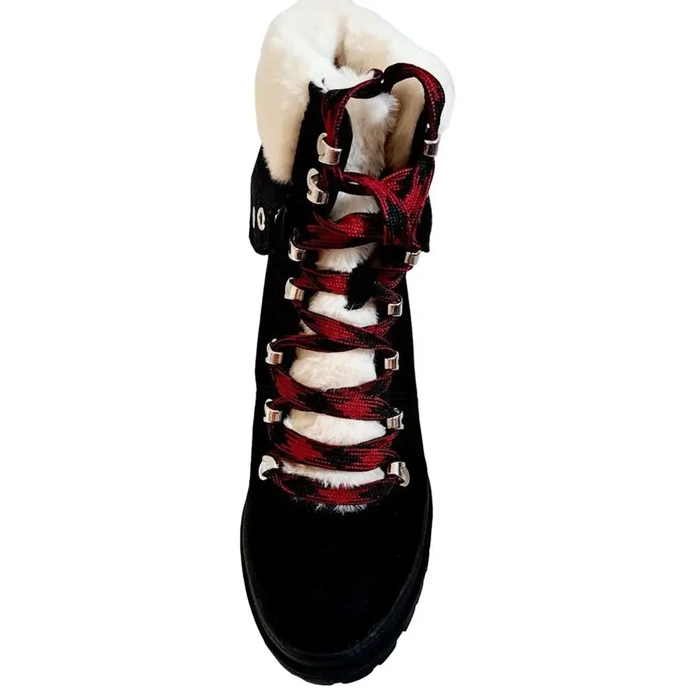 JELLYPOP Mission Suede Like Lace Up Boot